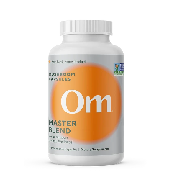 Om Mushroom Master Blend bottle