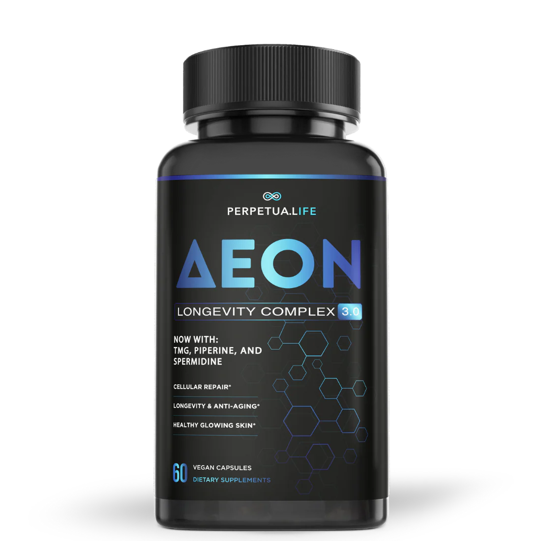 Perpetua.life AEON Anti-Aging 11 Complex supplement bottle